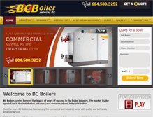 Tablet Screenshot of bcboiler.ca